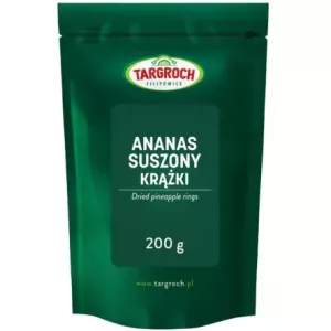 Ananas Suszony Krążki 200 g - Targroch