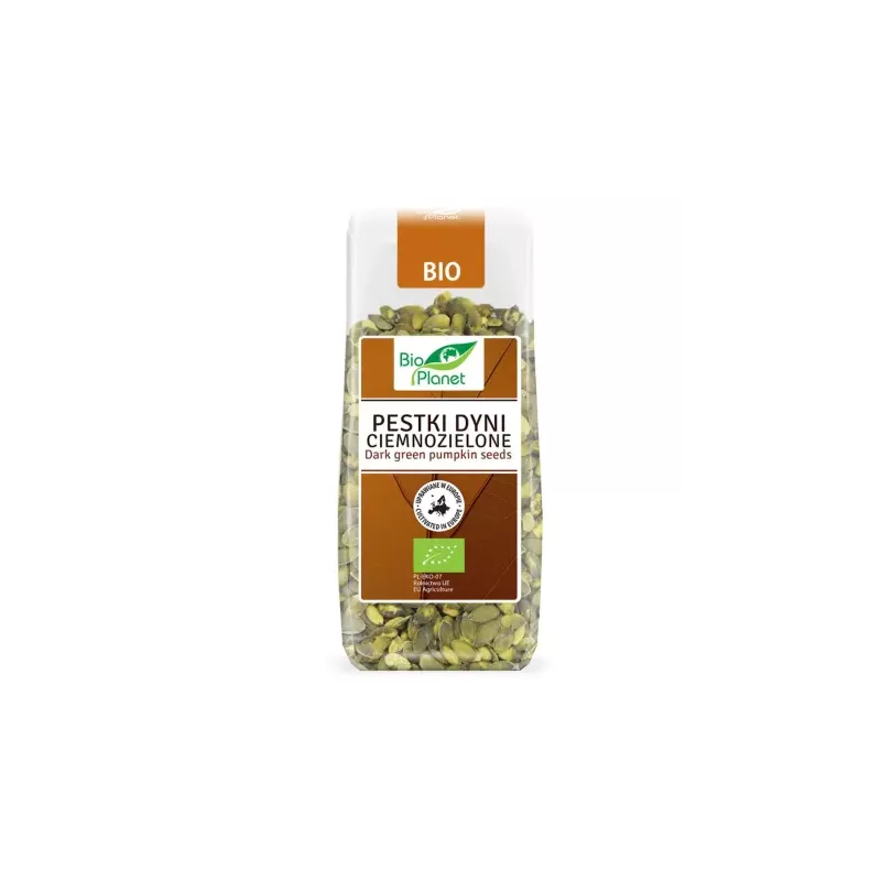 Pestki Dyni Ciemnozielone Europejskie Bio 150 g - Bio Planet
