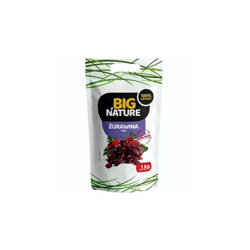 Żurawina Suszona Cięta 1 kg - Big Nature