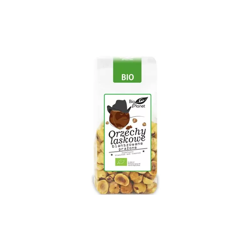 Orzechy Laskowe Prażone Blanszowane Bio 100 G Bio Planet
