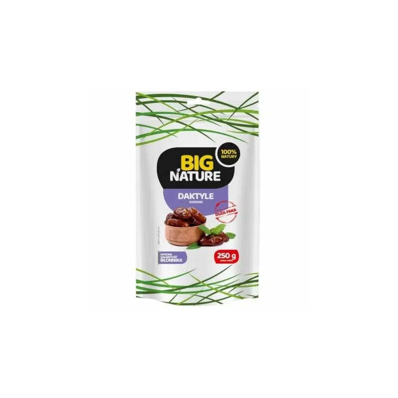 Daktyle Suszone Bez Pestek 250 g - Big Nature