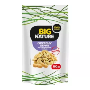 Orzechy Ziemne Prażone Niesolone Połówki 250 g - Big Nature