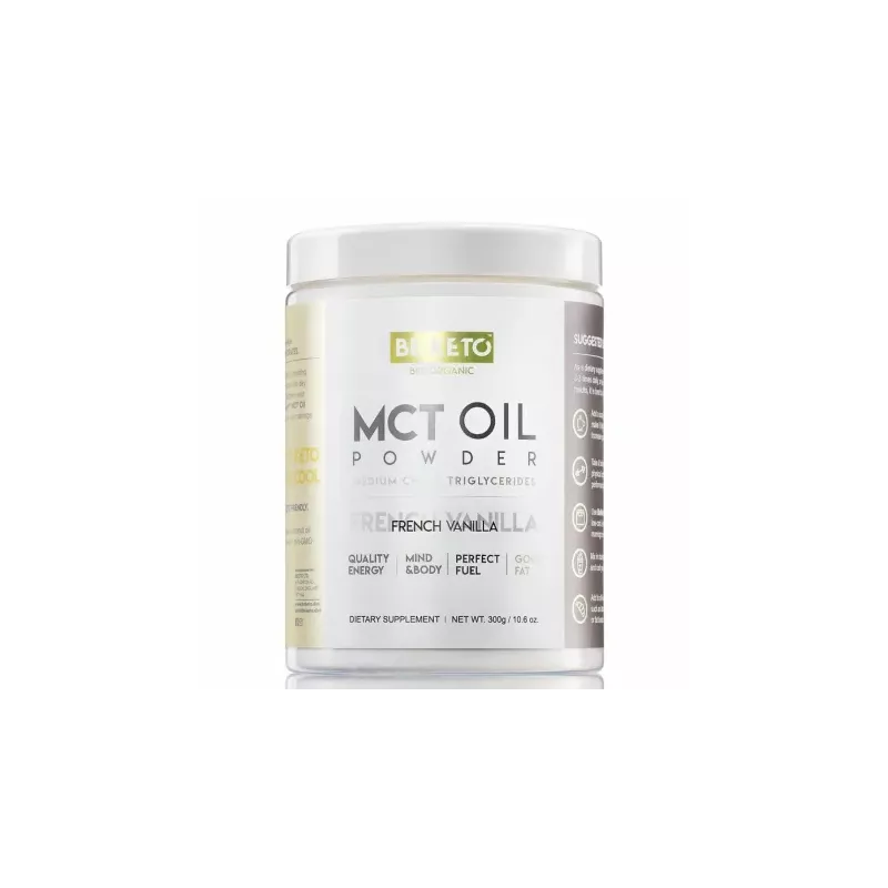 Olej MCT Proszek Francuska Wanilia 300 g - Beketo