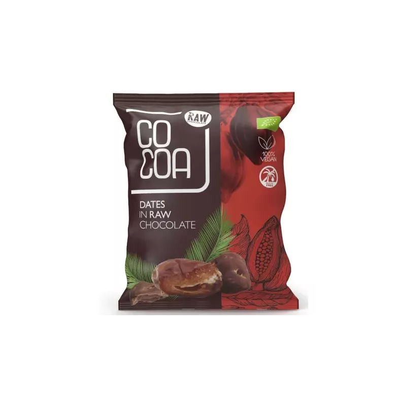 Daktyle w Surowej Czekoladzie Bio 70 g - Cocoa