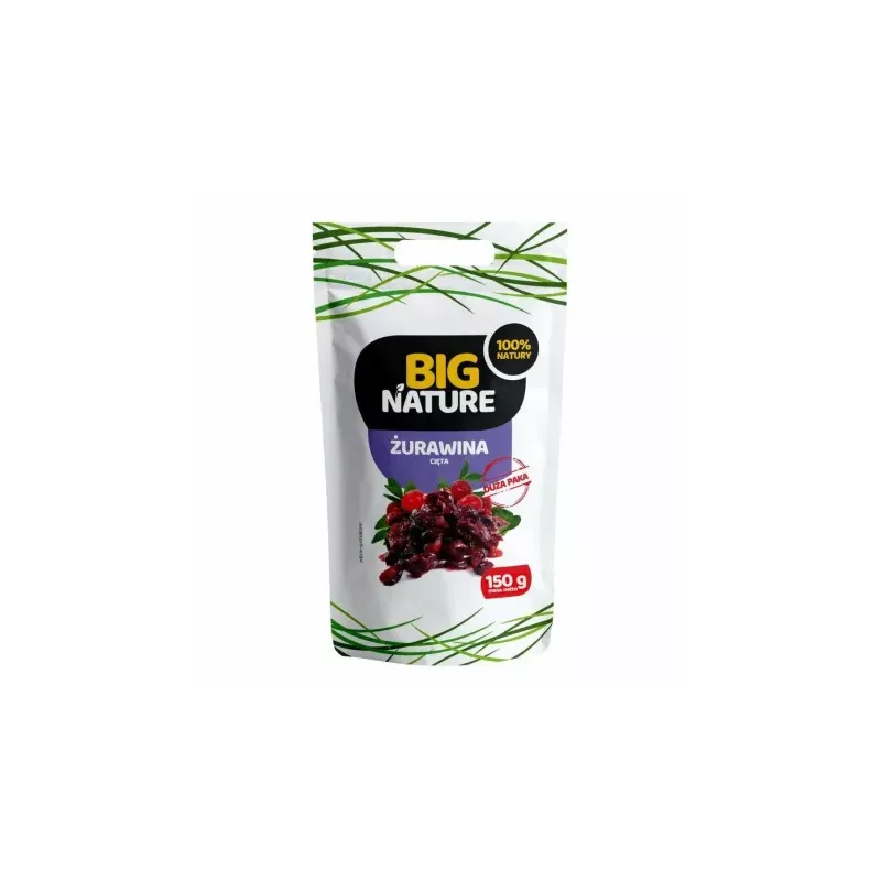 Żurawina Suszona Cięta 150 g - Big Nature