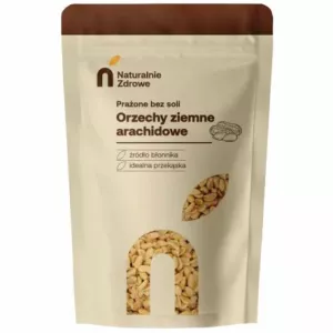Orzechy Ziemne Prażone Bez Soli 250 g - Naturalnie Zdrowe