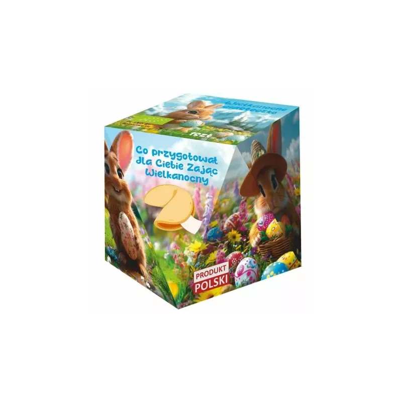 Ciasteczko z Wróżbą na Wielkanoc Bio 6 g (1 Sztuka) - D&D Fun Cookies