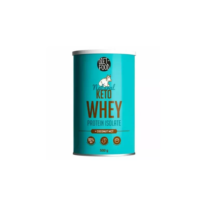Keto Whey Białko Serwatkowe z Kokosowym Olejem MCT BIO 500 g - Diet - Food