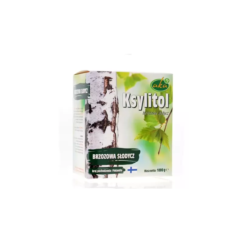 Ksylitol Fiński (Cukier Brzozowy Danisco Oryginalny Xylitol z Brzozy Finlandia) 1 kg - Aka