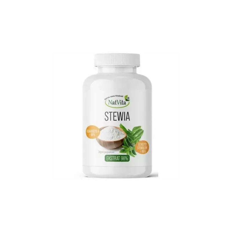 Stewia Ekstrakt 98% 20 g - Natvita