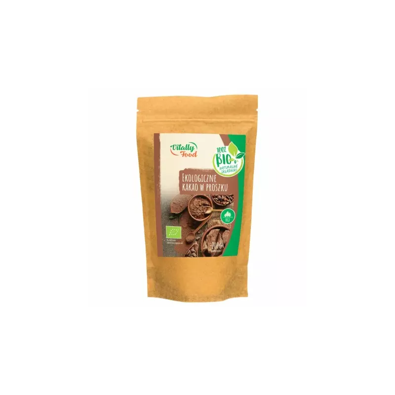 Kakao w Proszku Bio 200 g - Vitally Food