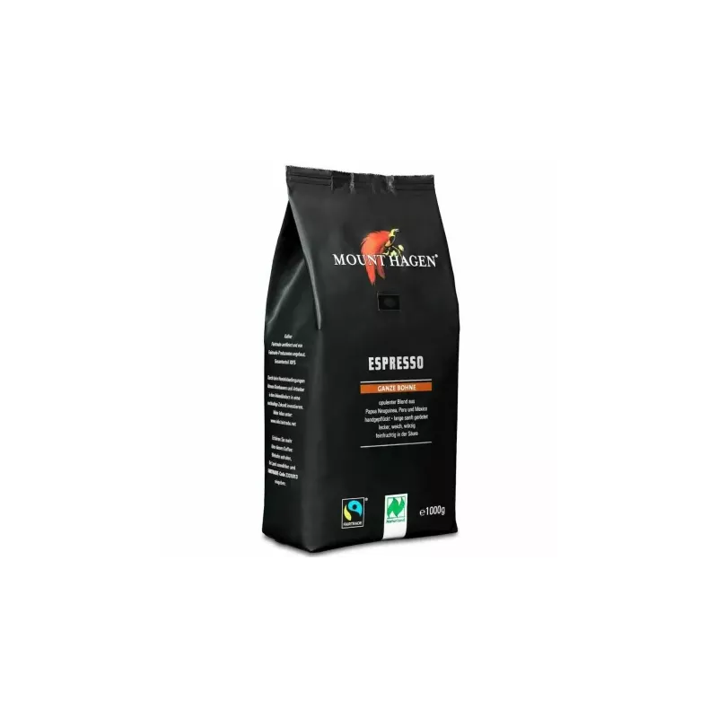 Kawa Ziarnista Arabica 100% Espresso Fair Trade Bio 1 kg - Mount Hagen