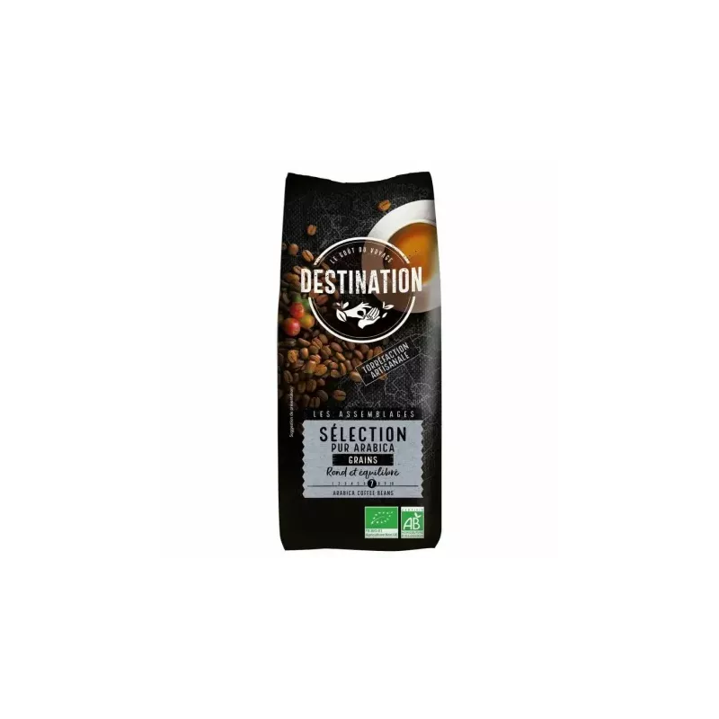 Kawa Ziarnista Arabica 100% Selection Bio 1 kg - Destination