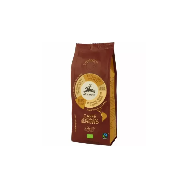 Kawa 100% Arabica Espresso Fair Trade Mielona Bio 250 g - Alce Nero