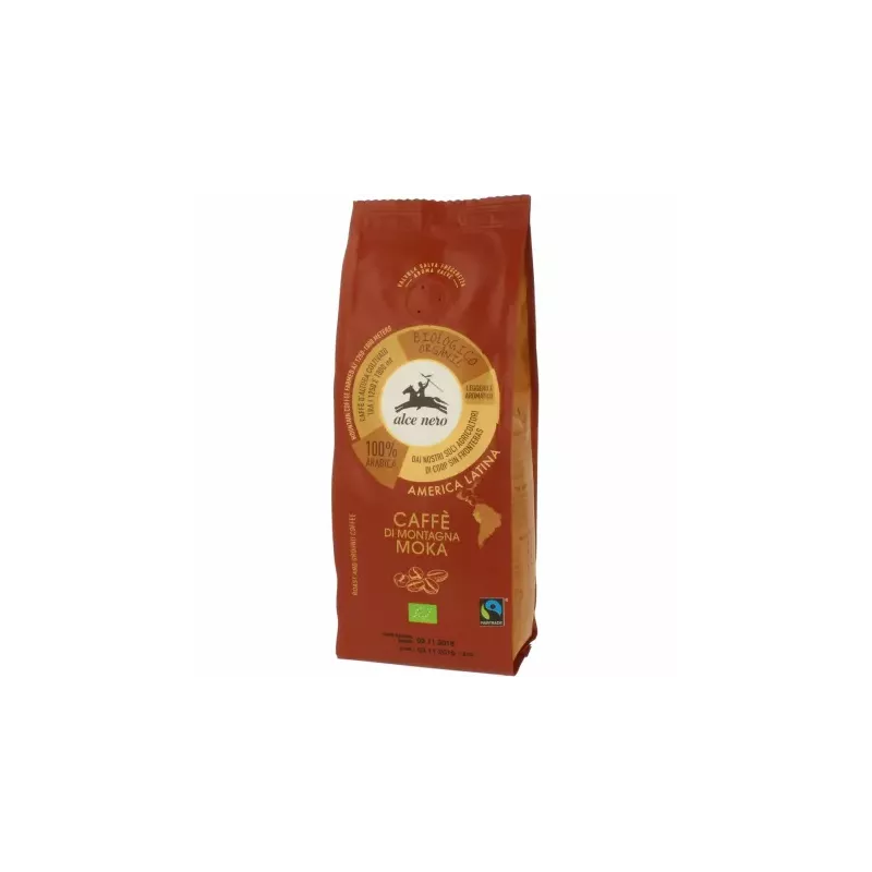 Kawa Mielona Arabica 100% Moka Fair Trade Bio 250 g - Alce Nero