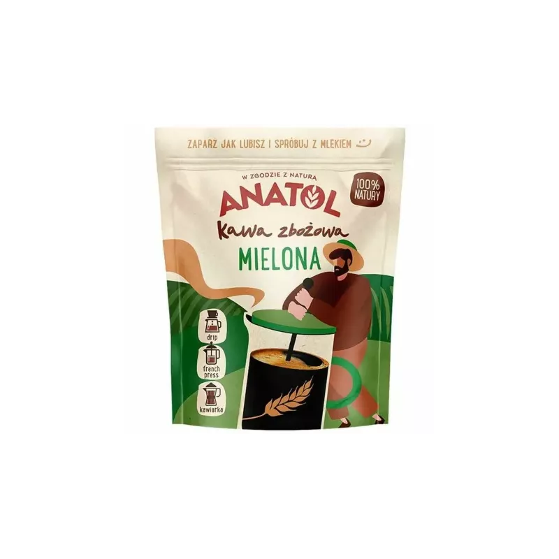 Kawa Zbożowa Mielona 180 g - Anatol