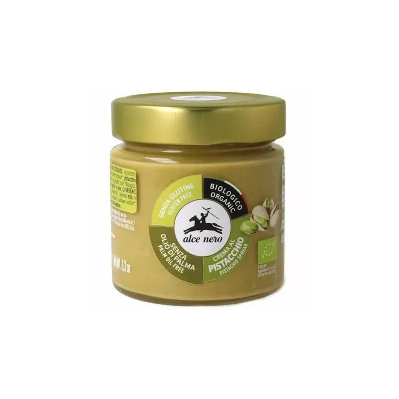 Krem Pistacjowy Bezglutenowy Bio 180 g - Alce Nero