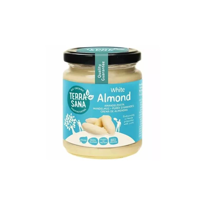 Krem z Migdałów Blanszowanych Bio 250 g - Terrasana