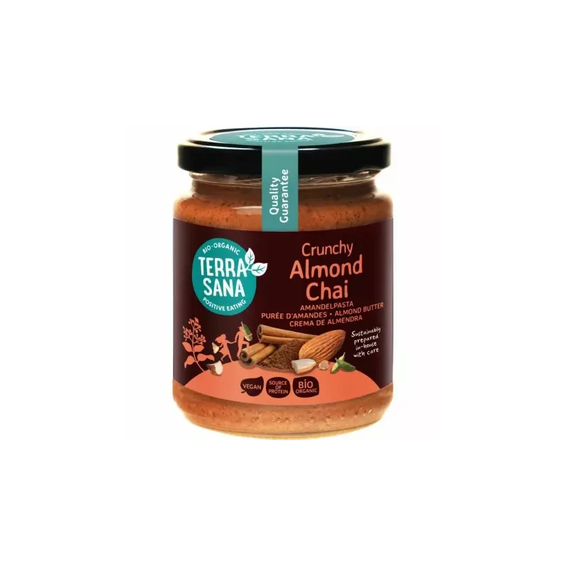 Krem Migdałowy Piernik Crunchy Bio 250 g - Terrasana