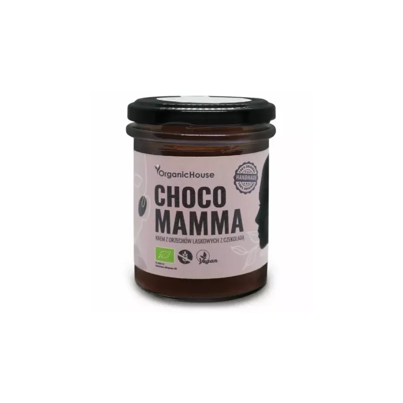 Krem z Orzechów Laskowych z Czekoladą Bio 180 g - Organic House