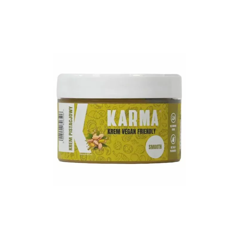 Krem Pistacjowy Bez Dodatku Cukru SMOOTH Vegan Friendly 200 g - Karma