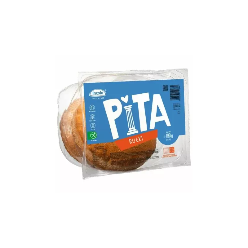 Bułki Pita Bezglutenowe 190 g (2 Sztuki) - Incola