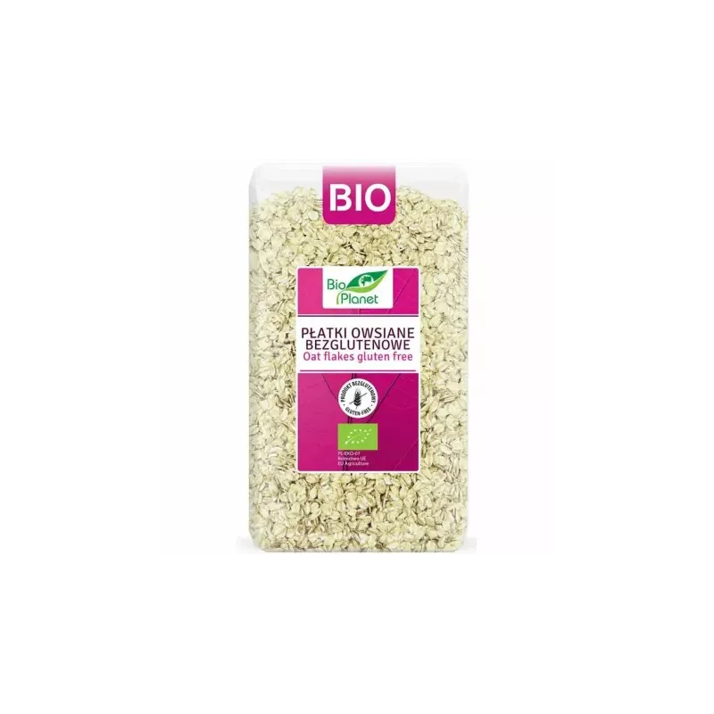 Płatki Owsiane Bezglutenowe Bio 600 g - Bio Planet