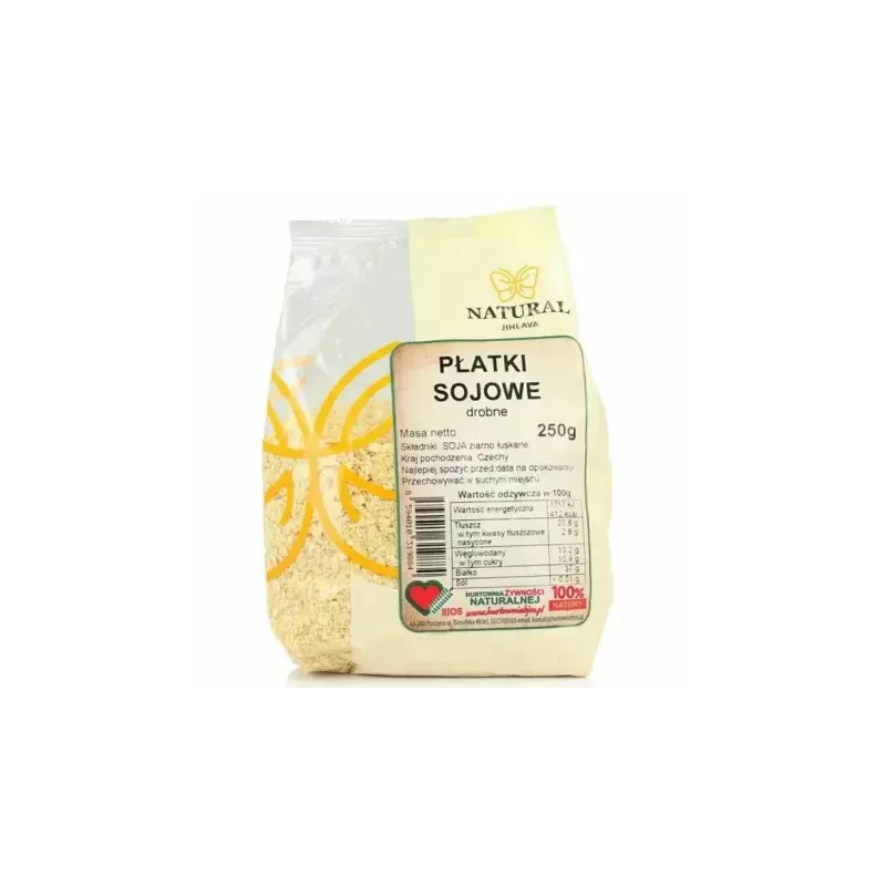 Płatki Sojowe 250 g - Natural