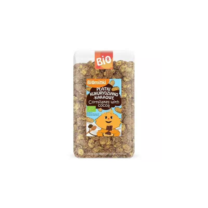 Płatki Kukurydziano - Kakaowe Bio 300 g - Biominki