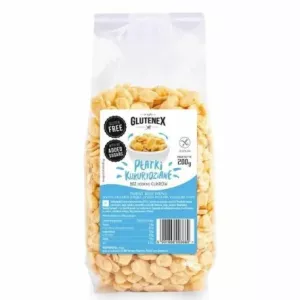 Płatki Kukurydziane Bez Dodatku Cukru Bezglutenowe 200 g - Glutenex