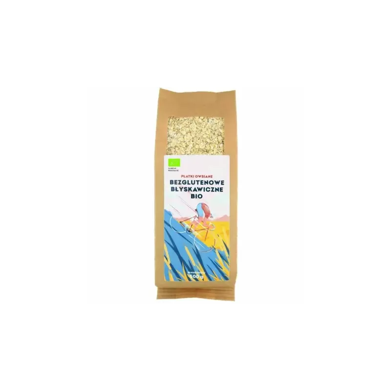 Płatki Owsiane Błyskawiczne Bezglutenowe Bio 500 g - Simpatiko