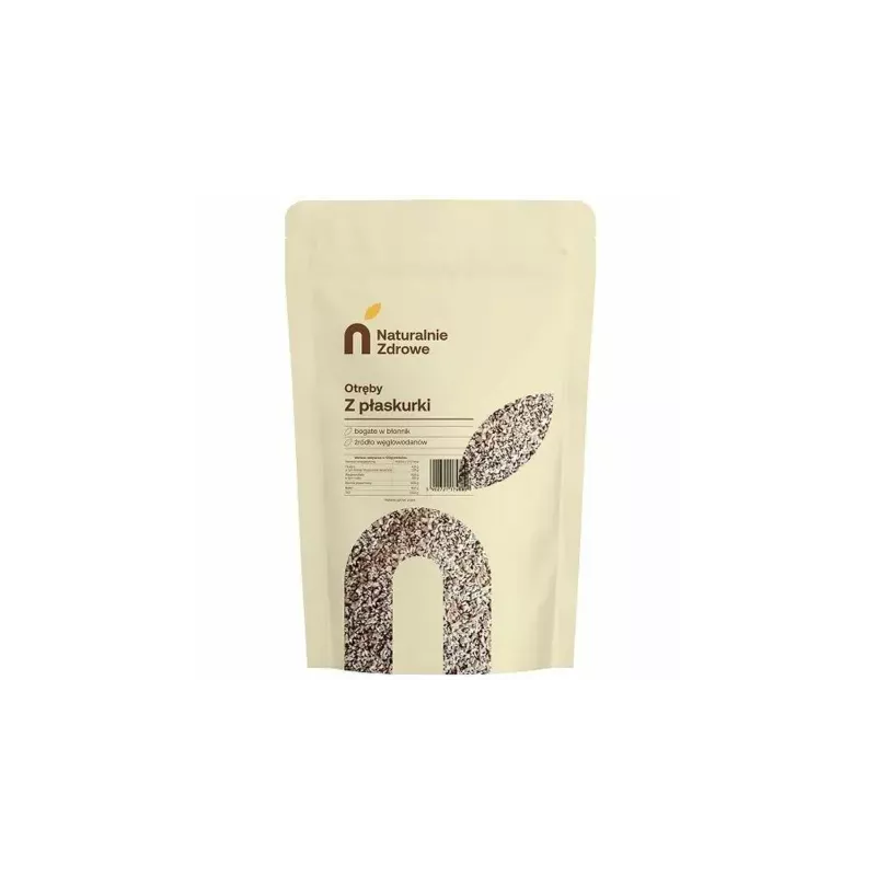 Otręby z Płaskurki 500 g - Naturalnie Zdrowe