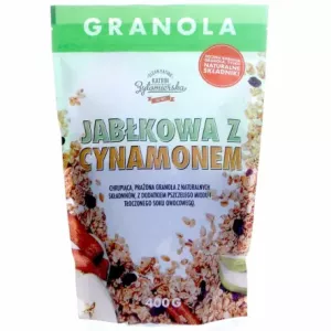 Granola Jabłko and Cynamon Bez Dodatku Cukru 400 g - CLEAN EATING