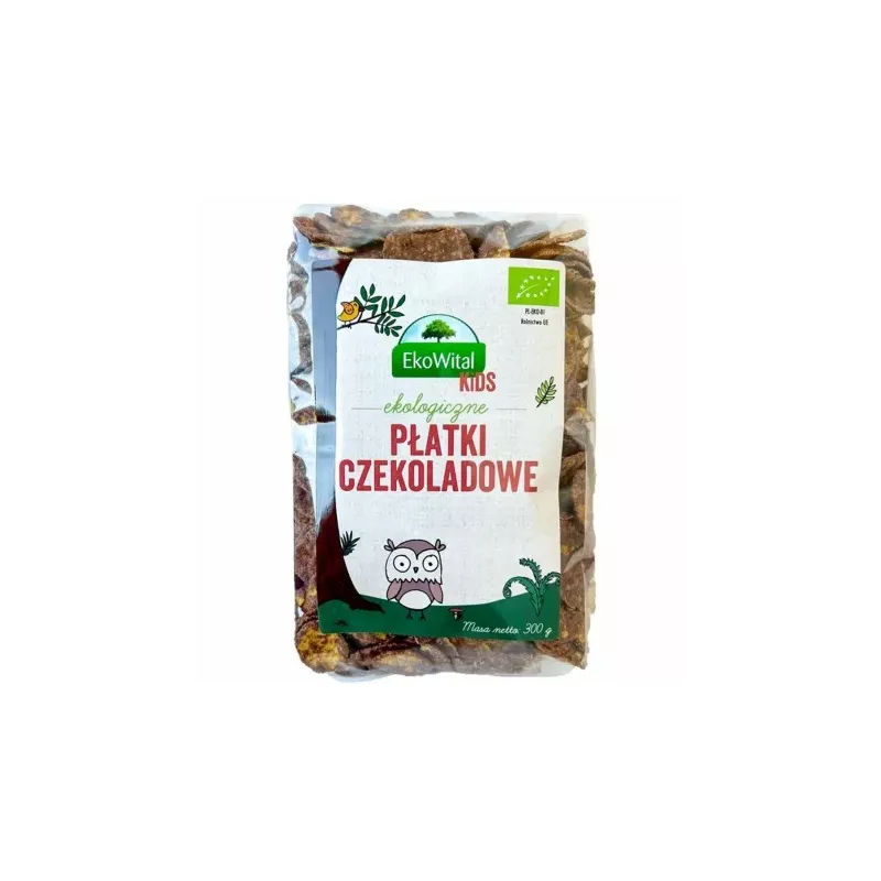 Płatki Czekoladowe BIO 300 g - Eko-Wital