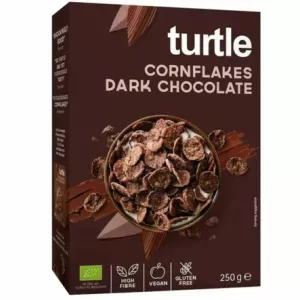Płatki Kukurydziane w Polewie Czekoladowej Bezglutenowe Bio 250 g - Turtle