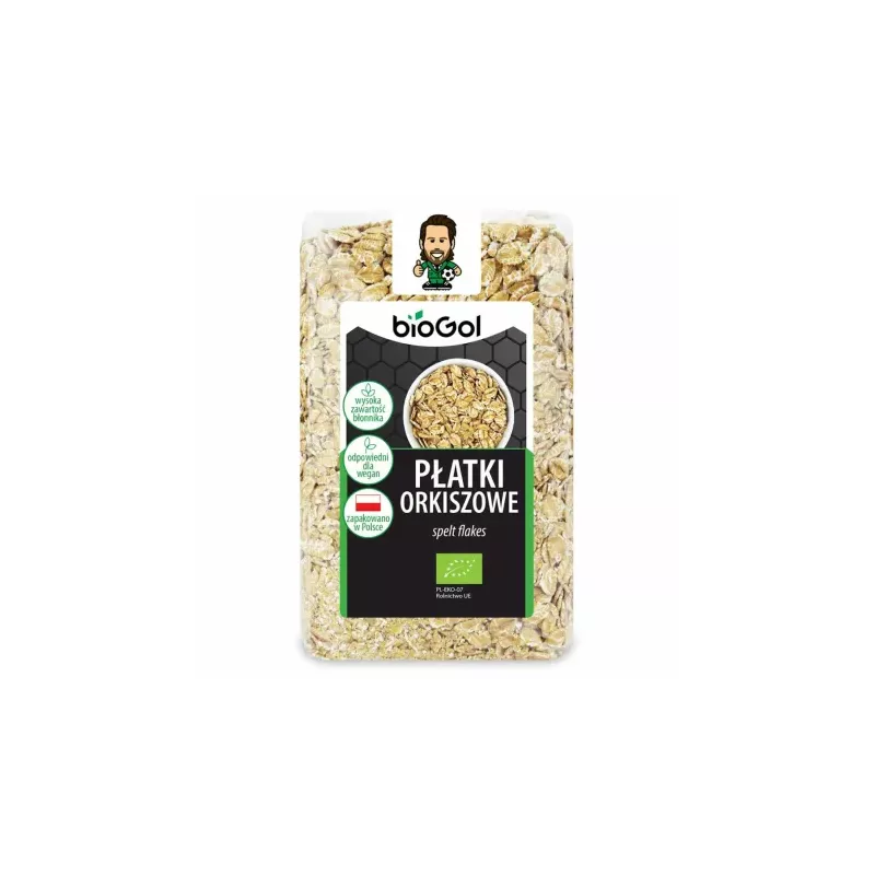 Płatki Orkiszowe Bio 300 g - Biogol