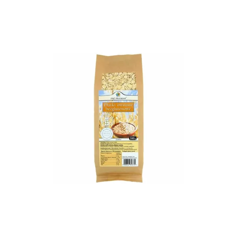 Płatki Owsiane Bezglutenowe Jumbo 500 g - Simpatiko