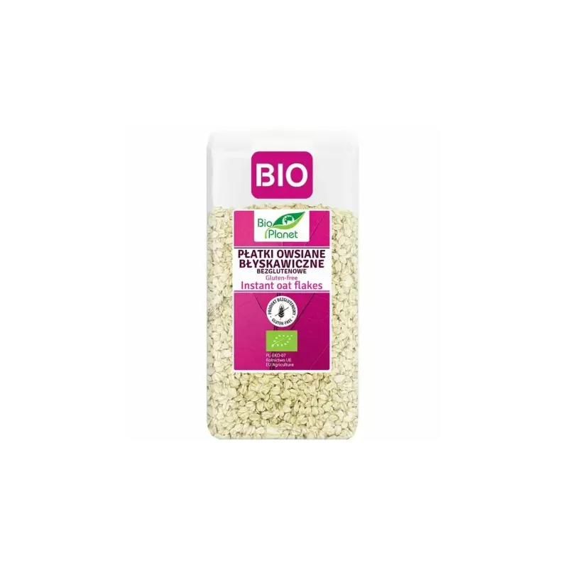 Płatki Owsiane Błyskawiczne Bezglutenowe Bio 300 g - Bio Planet