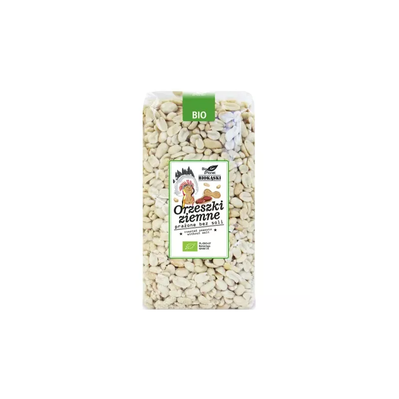 Orzeszki Ziemne Prażone Bez Soli Bio 1kg Bio Planet