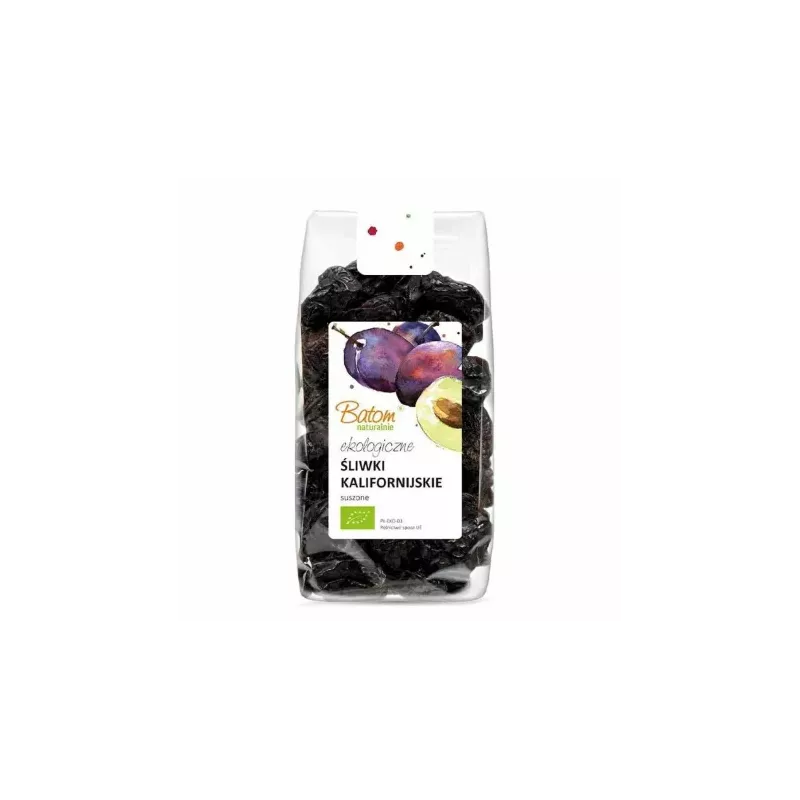 Śliwki Kalifornijskie Suszone Bez Pestek BIO 500 g - Batom