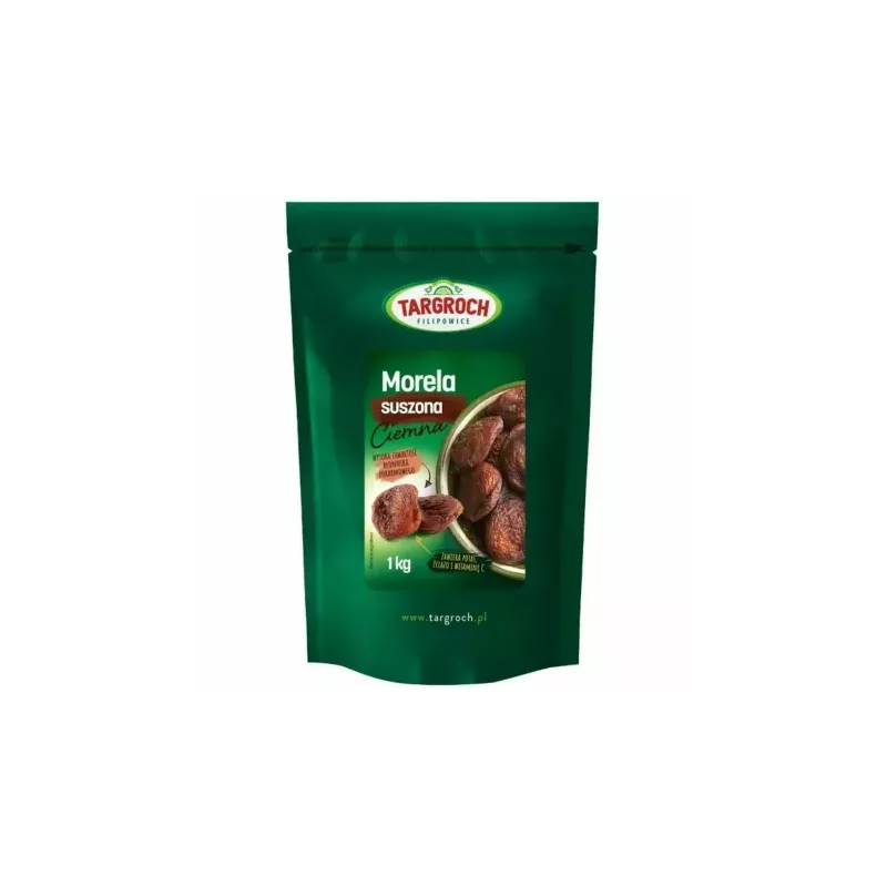 Morele Suszone Ciemne Niesiarkowane 1 kg - Targroch