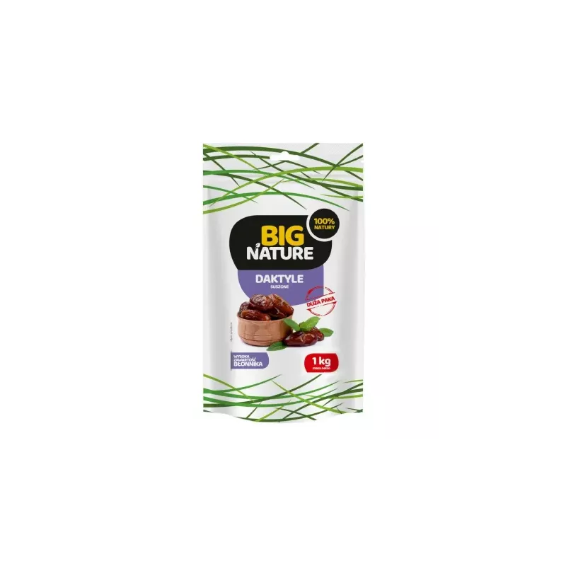 Daktyle Suszone Bez Pestek 1 kg - Big Nature