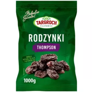 Rodzynki Thompson Niesiarkowane 1 kg - Targroch