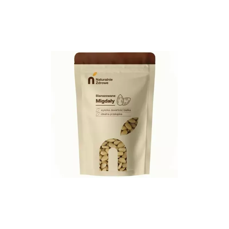 Migdały Blanszowane 200 g - Naturalnie Zdrowe