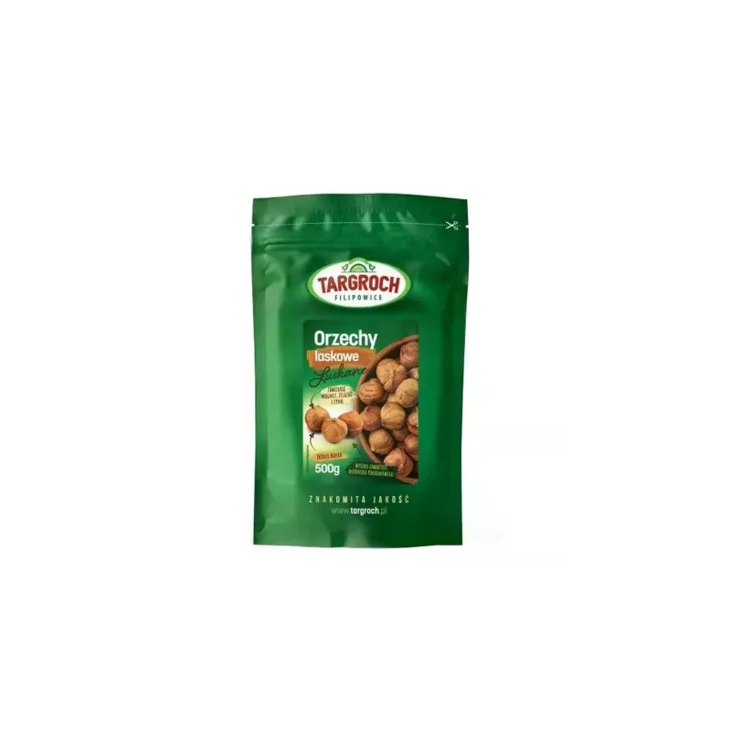 Orzechy Laskowe Łuszczone 500 g - Targroch