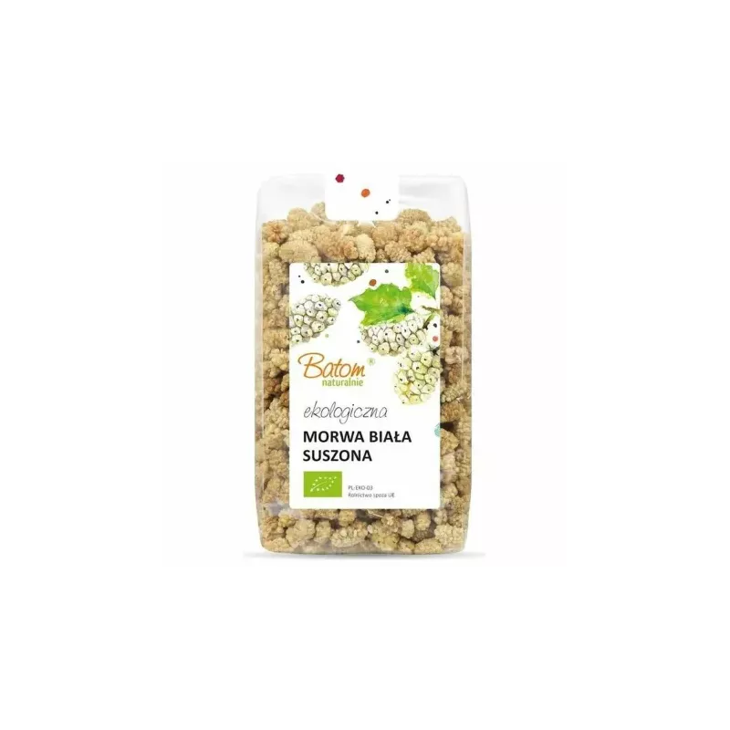 Morwa Biała Suszona BIO 250 g - Batom