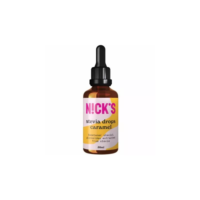 Słodzik w Płynie Stevia Drops Caramel 50 ml - Nicks