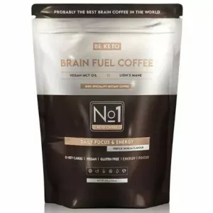 Kawa Rozpuszczalna Brain Fuel (Olej MCT and Lion's Mane) Francuska Wanilia 250 g - Beketo