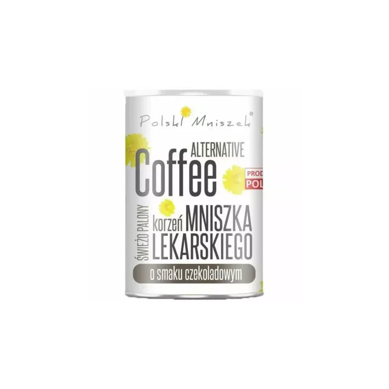 Kawa z Korzenia Mniszka Lekarskiego Smak Czekoladowy Bezkofeinowa 150 g - Polski Mniszek