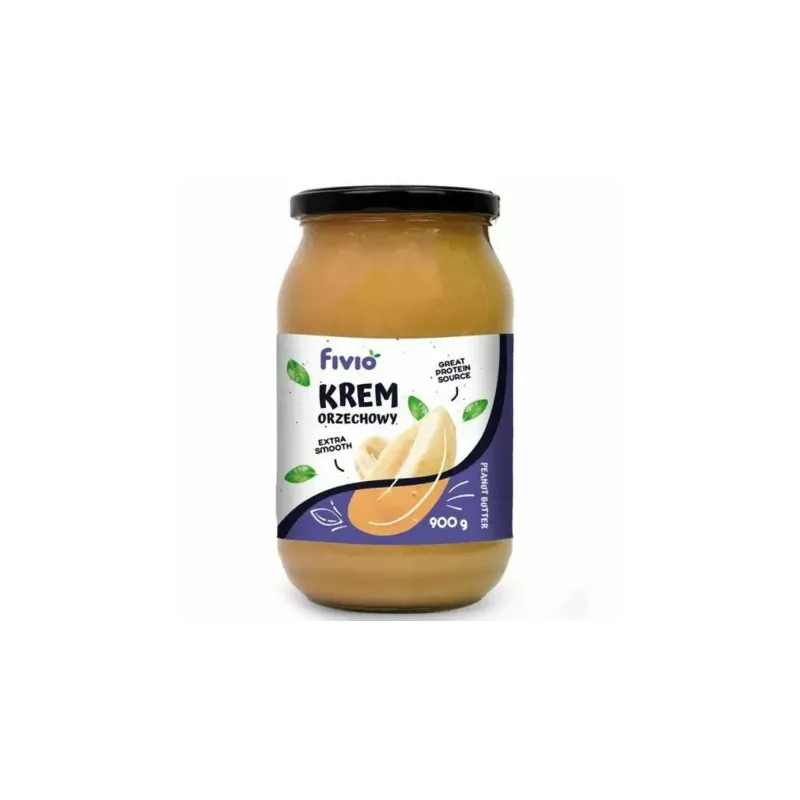Pasta Orzechowa Smooth 900 g - Fivio